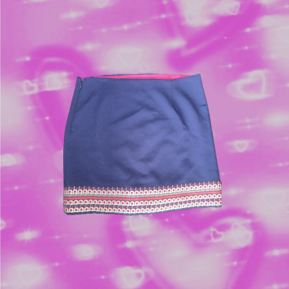 Vineyard Vines Embroidered Office Skirt